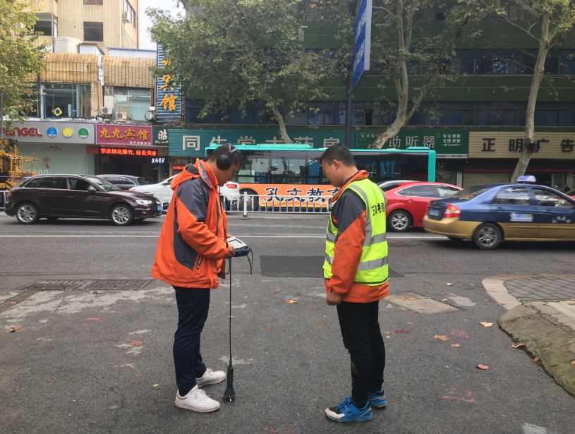 2019年江蘇某地燃?xì)釶E管道探測(cè)